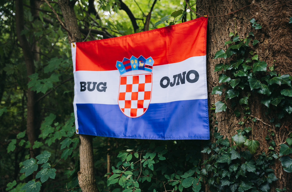 Kroatien Flagge Doppelseitig
