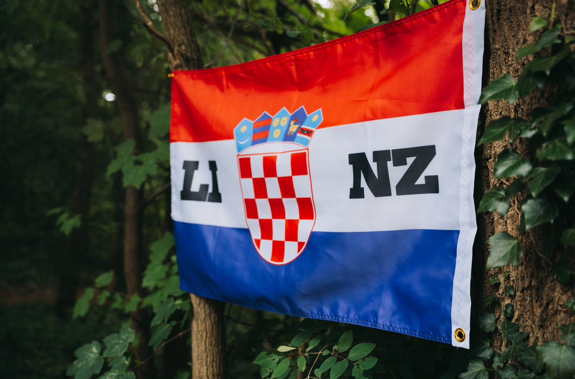 Kroatien Flagge Doppelseitig