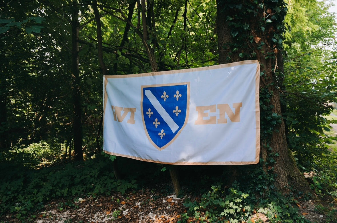 Bosnien und Herzegowina Flagge Doppelseitig