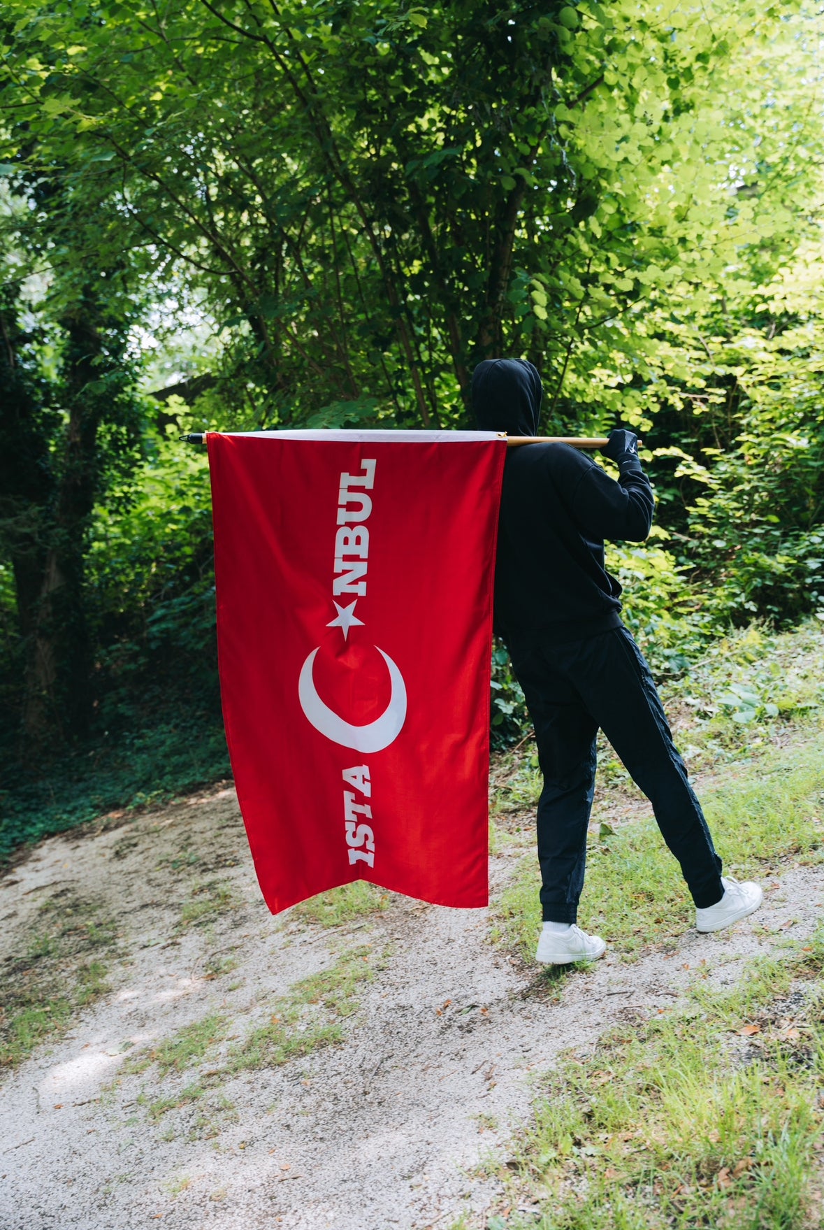 Türkei Flagge Einseitig
