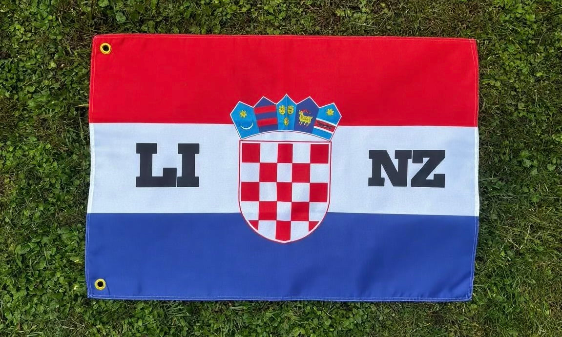 Kroatien Flagge Doppelseitig