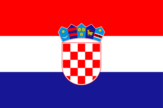 Kroatien Flagge Doppelseitig