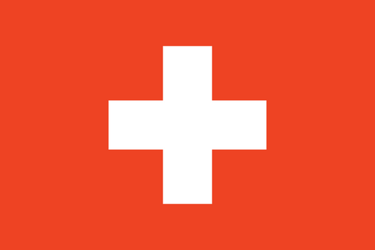 Schweiz Flagge Einseitig