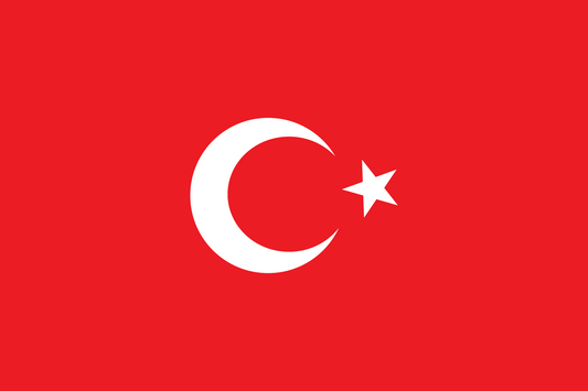 Türkei Flagge Einseitig