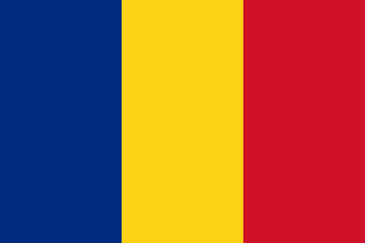 Rumänien Flagge Einseitig
